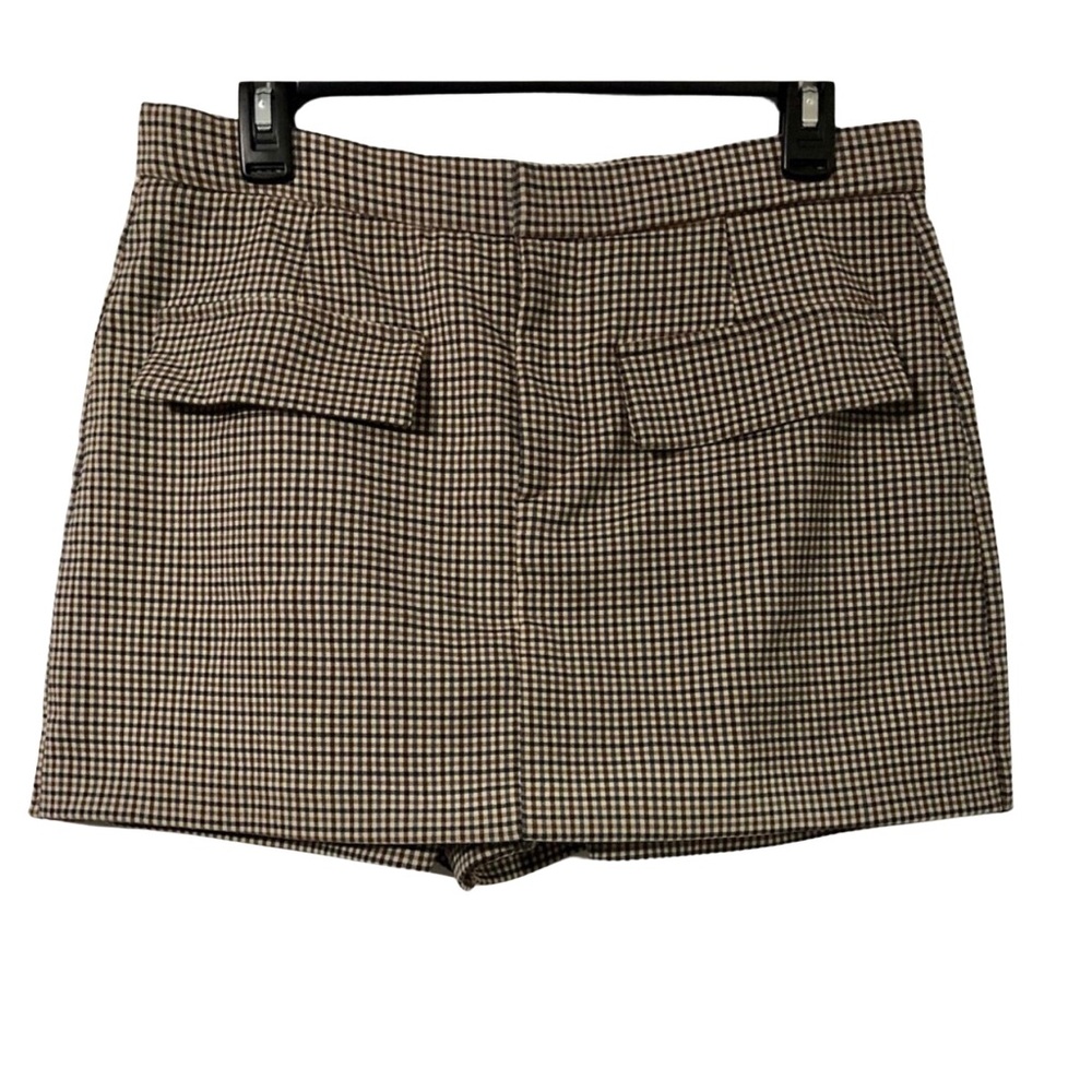 ZARA Plaid Skort